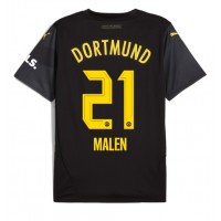 Borussia Dortmund Donyell Malen #21 Bortatröja 2024-25 Kortärmad